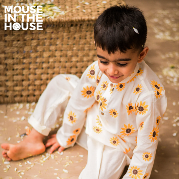 Lane of Dreams (Cream)- Ethnic Wear boys
