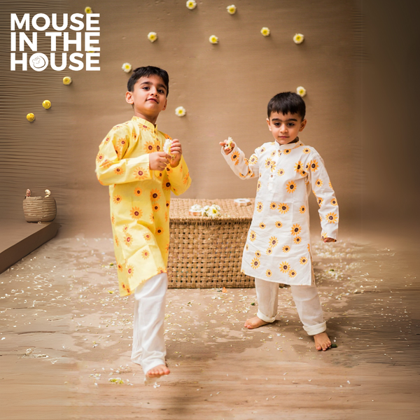Lane of Dreams (Cream)- Ethnic Wear boys