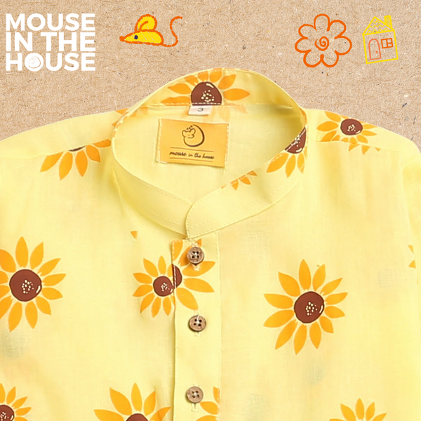 Lane of Dreams (Yellow)  - Ethnic Wear Boys