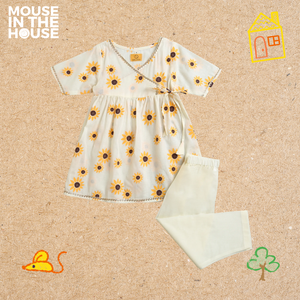 Lane of Dreams (Cream) - Girls Ethnic Wear