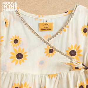 Lane of Dreams (Cream) - Girls Ethnic Wear