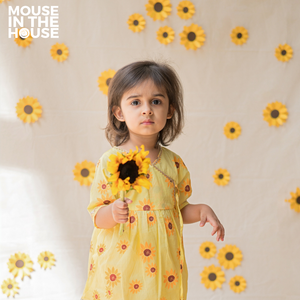 Lane of Dreams (Yellow) - Girls Ethnic Wear