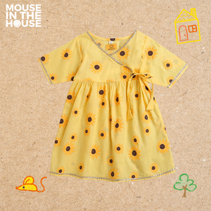 Lane of Dreams (Yellow) - Girls Ethnic Wear