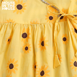 Lane of Dreams (Yellow) - Girls Ethnic Wear
