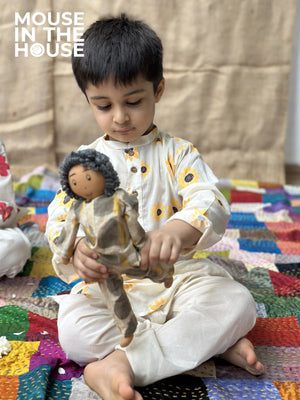Lane of Dreams (Cream)- Ethnic Wear boys