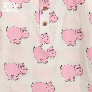 The Cheerful Hippo - Unisex Nightdress