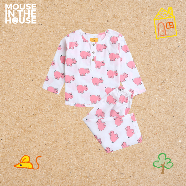 The Cheerful Hippo - Unisex Nightdress