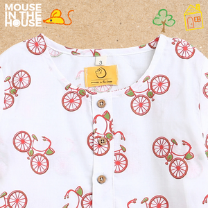 The Red Bicycle- Unisex Nightdress