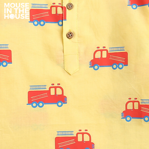 The Fighter Fire truck- Unisex Nightdress