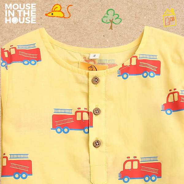 The Fighter Fire truck- Unisex Nightdress