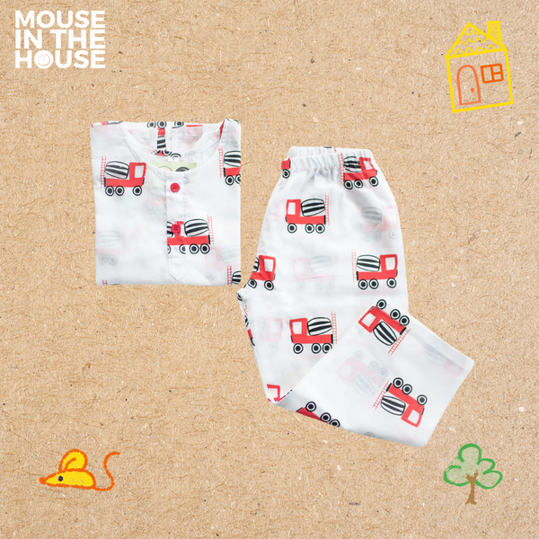 Whirly Cement Mixer- Unisex Nightdress