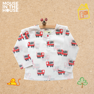 Whirly Cement Mixer- Unisex Nightdress