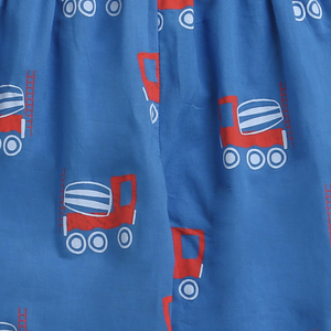 Whirly Cement Mixer (Blue)- Unisex Nightdress
