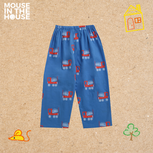 Whirly Cement Mixer (Blue)- Unisex Nightdress