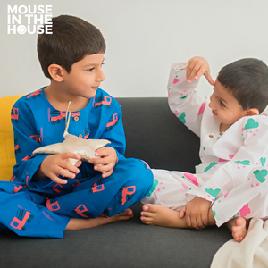 Whirly Cement Mixer (Blue)- Unisex Nightdress