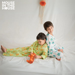 Spotty Leopard (Green)- Unisex Nightdress