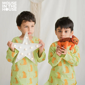 Spotty Leopard (Green)- Unisex Nightdress