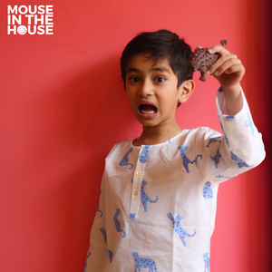 Blue Panther- Unisex Nightdress