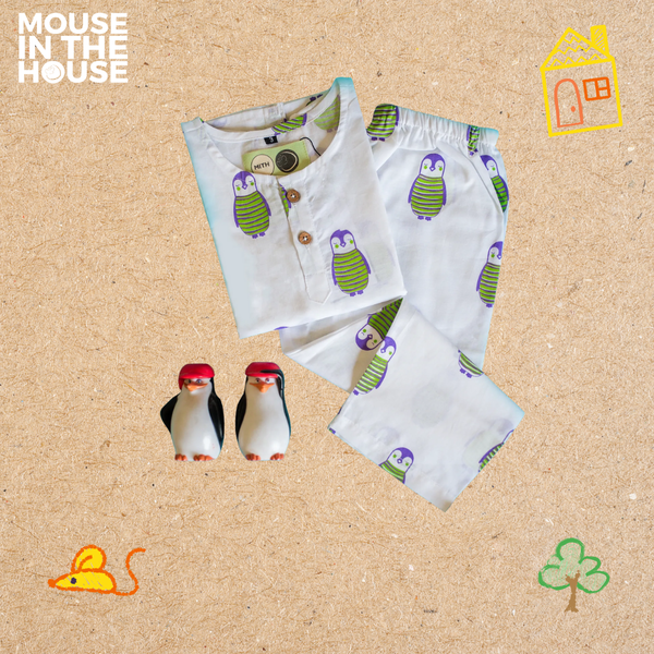 Penguin Dad (Green)- Unisex Nightdress