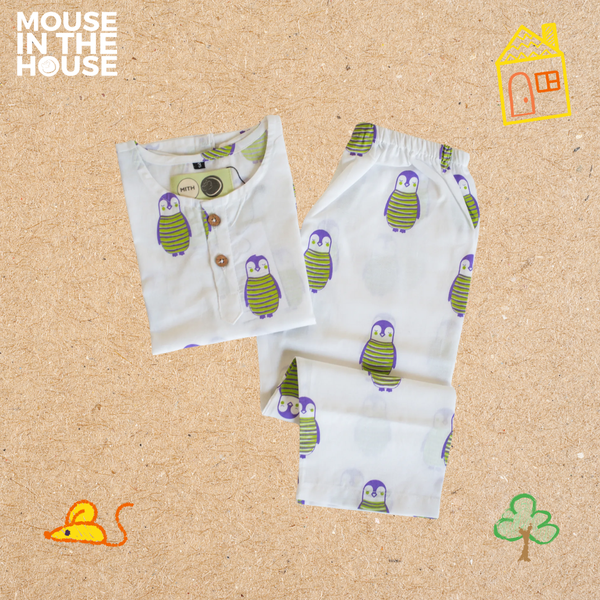 Penguin Dad (Green)- Unisex Nightdress