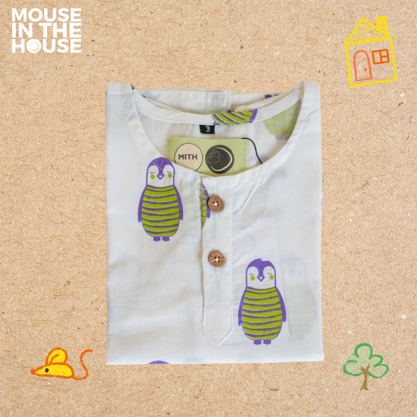 Penguin Dad (Green)- Unisex Nightdress