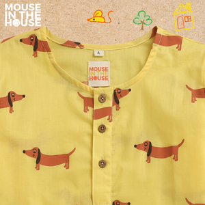 A Dog's Life (Yellow)- Unisex Nightdress (F)