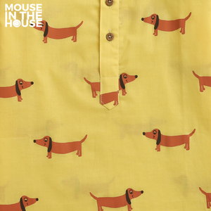 A Dog's Life (Yellow)- Unisex Nightdress (F)