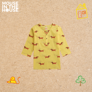 A Dog's Life (Yellow)- Unisex Nightdress (F)