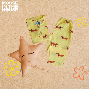 A Dog's Life (Yellow)- Unisex Nightdress