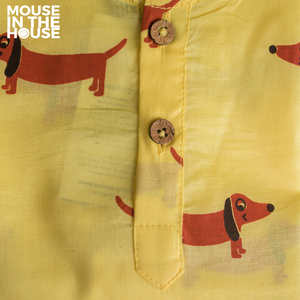 A Dog's Life (Yellow)- Unisex Nightdress