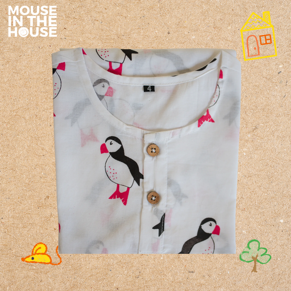 Mr.Puffin- Unisex Nightdress