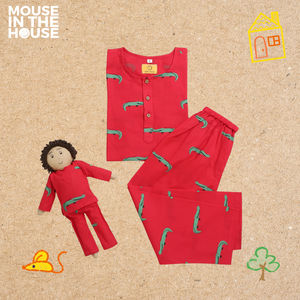 Crocodile - Unisex Red Nightdress