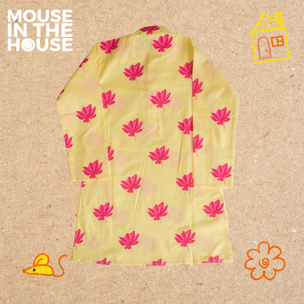 Lotus Bloom (Yellow)- Ethnic Wear Boys