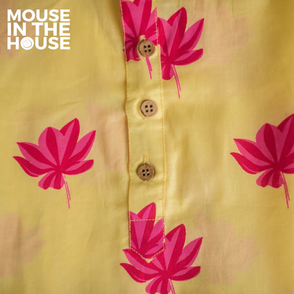 Lotus Bloom (Yellow)- Ethnic Wear Boys