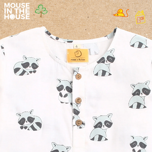 Grey Panda- Unisex Nightdress