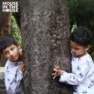 Grey Panda- Unisex Nightdress