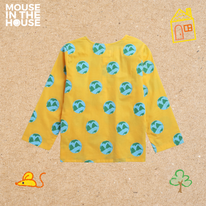 Thank You Earth (Yellow)- Unisex Nightdress