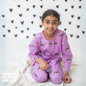 Purple Circle- Unisex Nightdress