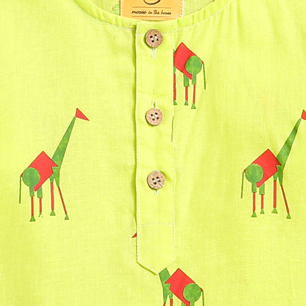 Green Triangle- Unisex Nightdress