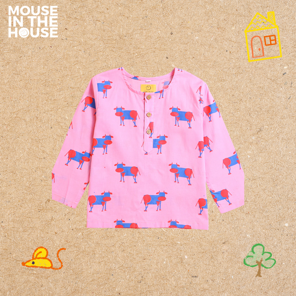 Pink Square- Unisex Nightdress