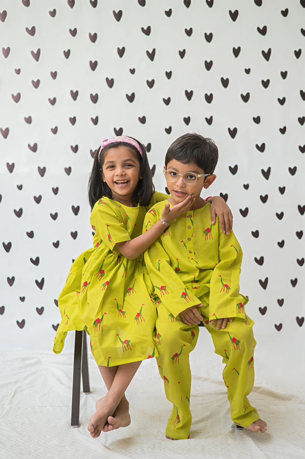 Green Triangle- Unisex Nightdress