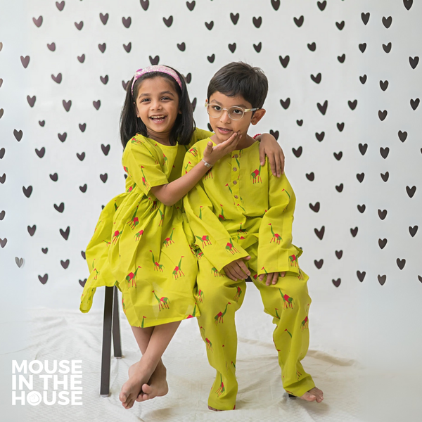 Green Triangle- Unisex Nightdress