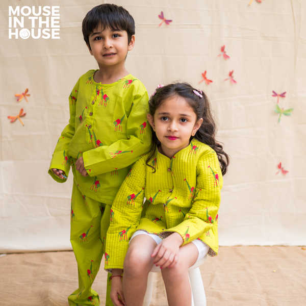 Green Triangle- Unisex Nightdress