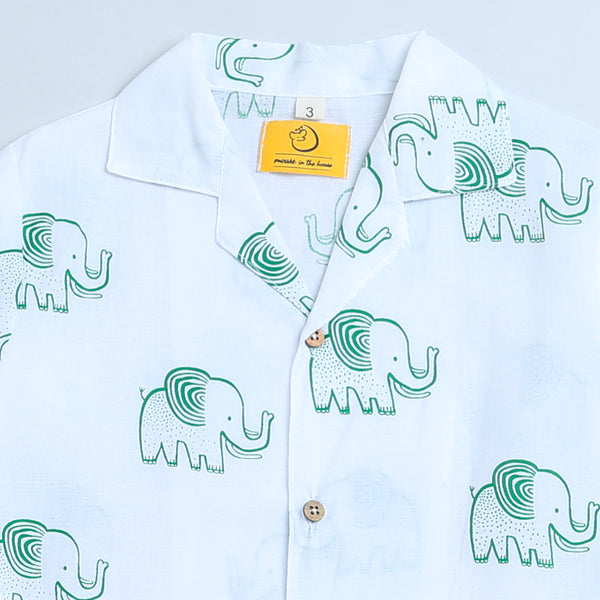 A Stomping Elephant - Green