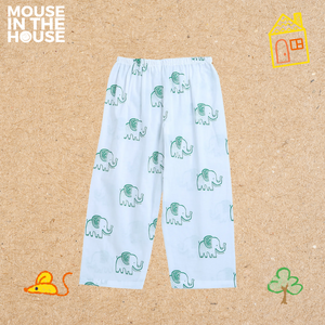 A Stomping Elephant (Green)- Unisex Nightdress