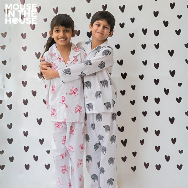 A Swinging Monkey (Red)- Unisex Nightdress