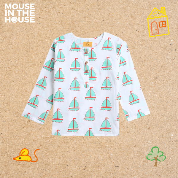 The Explorer Sailboat- Unisex Nightwear