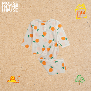 A Tangy Orange - Unisex Nightdress (White)