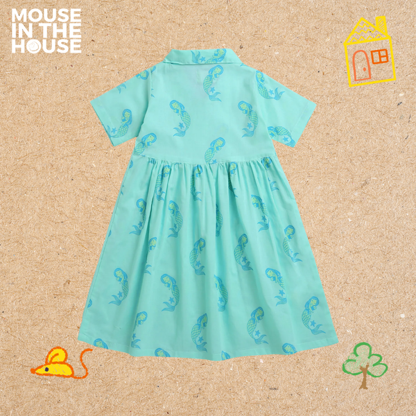 Adella The Mermaid - Cotton Dress