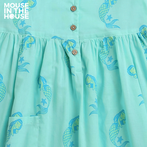 Adella The Mermaid - Cotton Dress